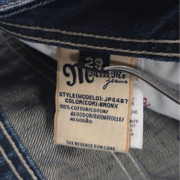 MISS ME JP4467 BRONX Low Rise Jeans 100% COTTON Size 29‎ - Picture 7 of 14